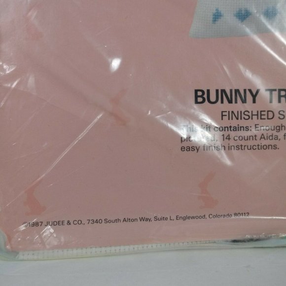 Vintage Judee & Co. Easter Bunny Treat Bag -Knitting -Needlepoint -Crafting - Picture 8 of 11